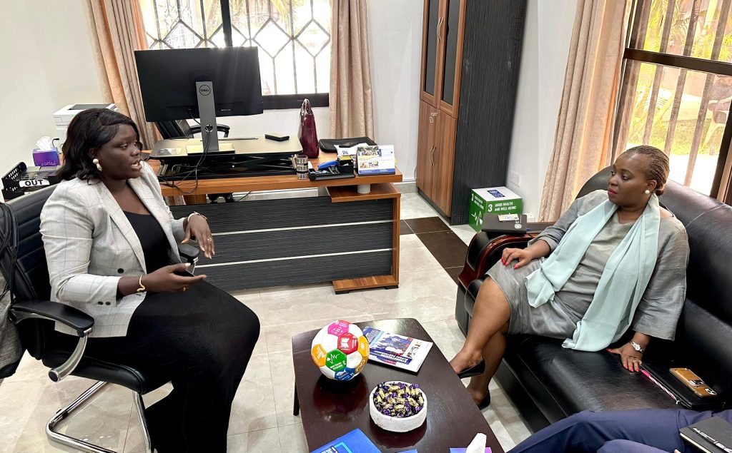 Our HR Head discusses with our partners - UNDP REP. 